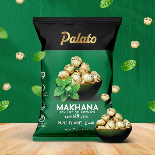 Roasted Makhana<br>Punchy Mint Flavor 25g