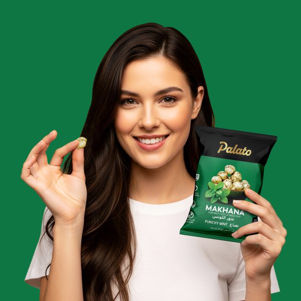 Roasted Makhana<br>Punchy Mint Flavor 25g