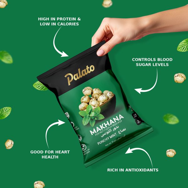 Roasted Makhana<br>Punchy Mint Flavor 25g