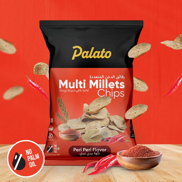 Palato SUPERFOODS Multi-Millet Chips | Nutritious and Gluten-Free Snack | No Palm