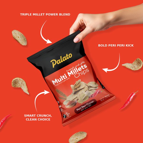 Palato SUPERFOODS Multi-Millet Chips | Nutritious and Gluten-Free Snack | No Palm
