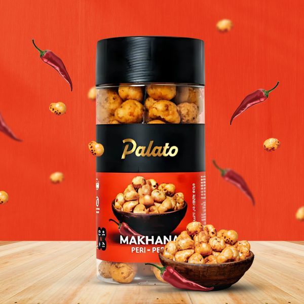 Palato Premium Gourmet Jumbo Size Makhana (Foxnut) Peri Peri