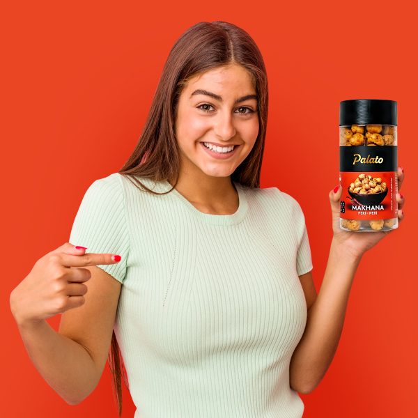 Palato Premium Gourmet Jumbo Size Makhana (Foxnut) Peri Peri
