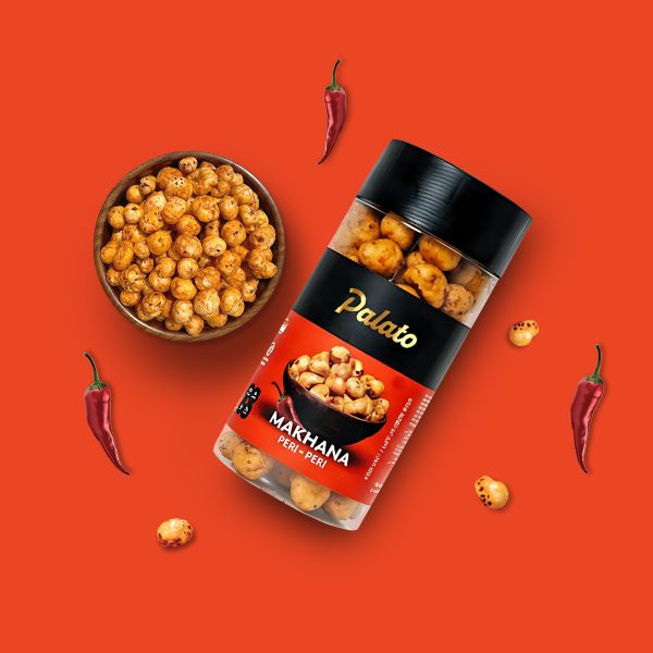 Palato Premium Gourmet Jumbo Size Makhana (Foxnut) Peri Peri