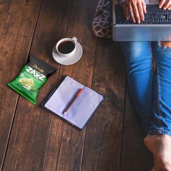 "Zaxz" Potato Chips<br>Cucumber Flavor (100g)