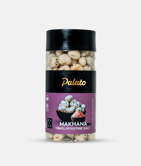 Palato Premium Gourmet Jumbo Size Makhana (Foxnut) Himalayan Pink Salt