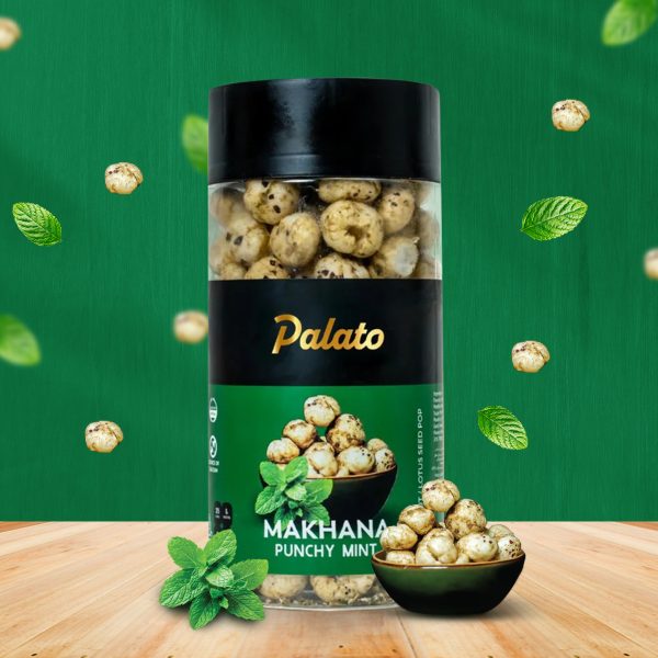 Palato Premium Gourmet Jumbo Size Makhana (Foxnut) Punchy Mint