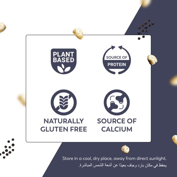 Roasted Makhana<br>Salt and Pepper Flavor 25g