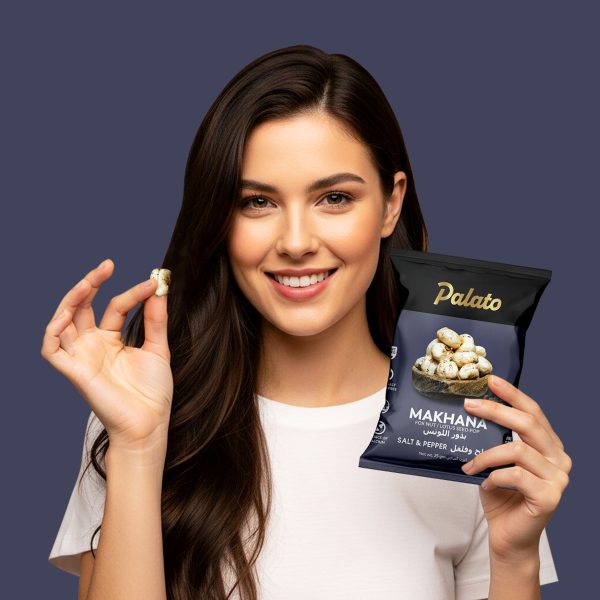 Roasted Makhana<br>Salt and Pepper Flavor 25g