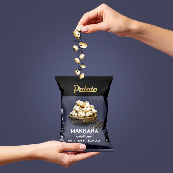 Roasted Makhana<br>Salt and Pepper Flavor 25g