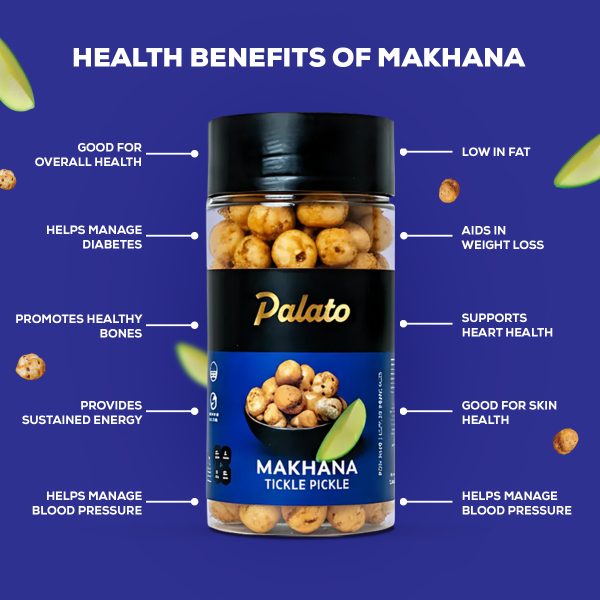 Palato Premium Gourmet Jumbo Size Makhana (Foxnut) Tickle Pickle