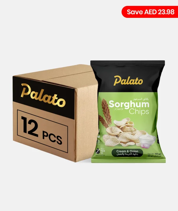 Mega Pack - Millet Chips<br>Sorghum Millet 100g - Carton (12 pcs)