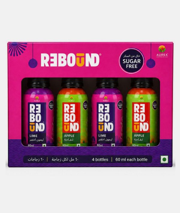 Rebound Detox Shot 4x (60ml) + Yu 100% Coconut Water 6x (200ml)