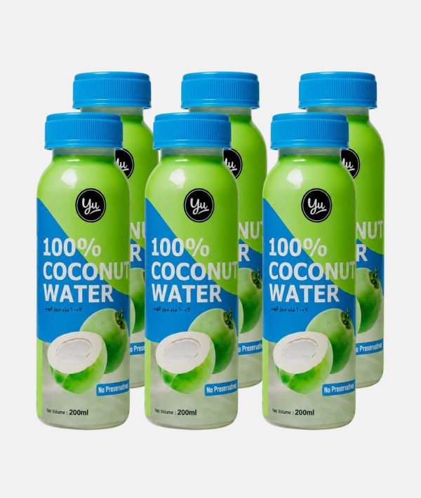 Rebound Detox Shot 4x (60ml) + Yu 100% Coconut Water 6x (200ml)